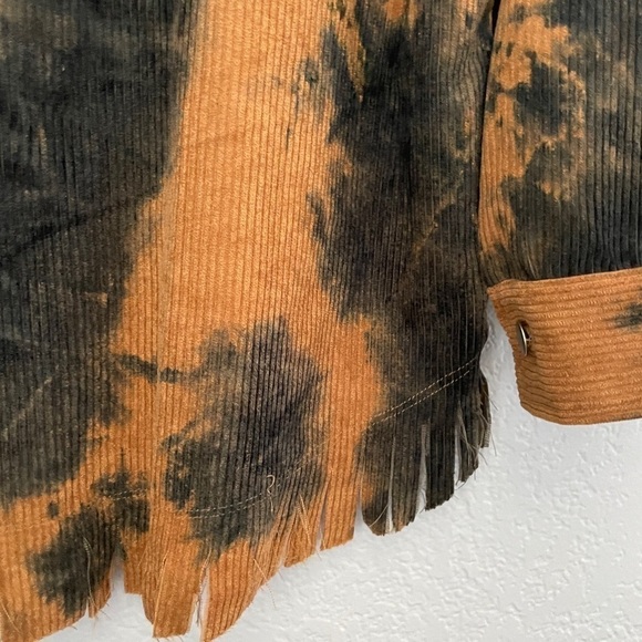 BLUE B Corduroy Tie Dye Light Jacket Small - Picture 11 of 12
